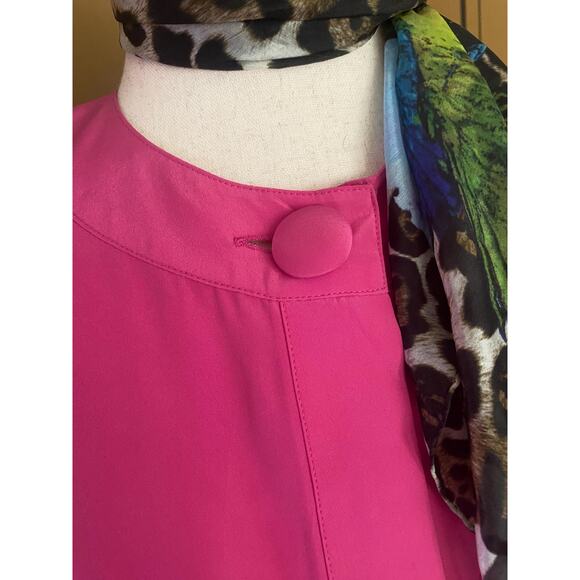 Vintage blouse in fuchsia by Evan Picone, size 8 - Picture 2 of 4